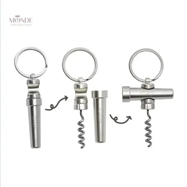 Accessoire de cuisine polyvalent, tire-bouchon et décapsuleur