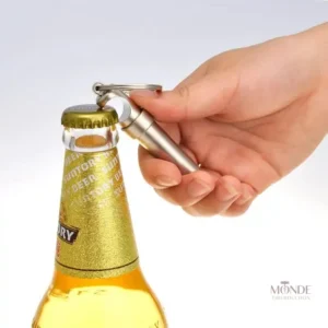 Outil de bar essentiel : tire-bouchon porte-clé en métal