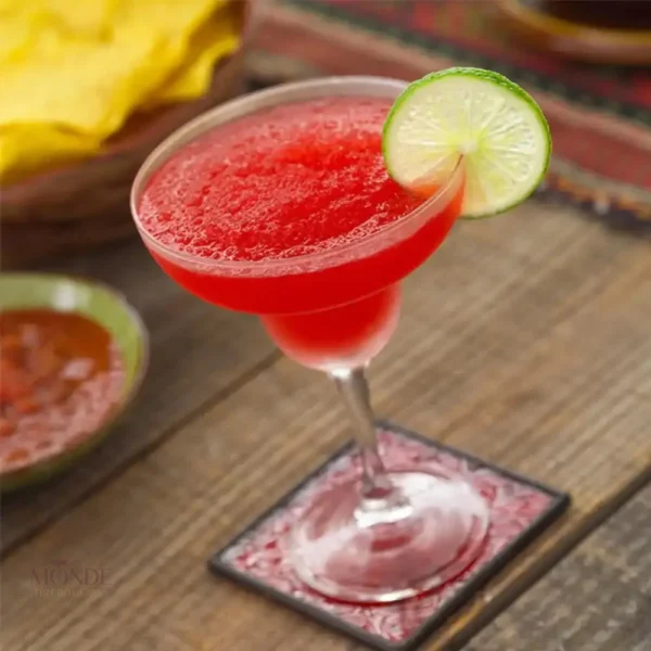 Verre à cocktail en cristal de qualité, idéal pour servier des margaritas