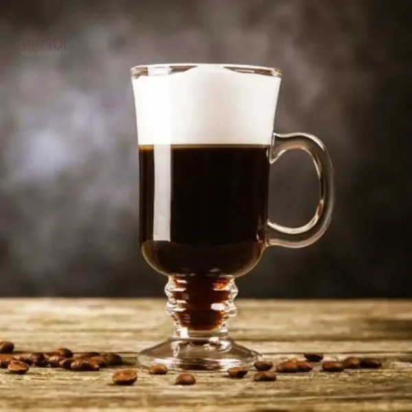 Verre Cocktail Irish Coffee en verre élégant pour boissons chaudes