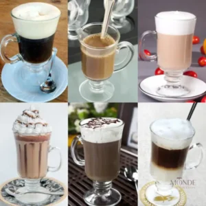 Verre design pour cocktails, parfait pour savoureux Irish Coffee