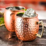 Verre cocktail en cuivre avec anse pour cocktail